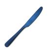 20ks/lot Sada dúhových príborov Strieborná sada príborov z nehrdzavejúcej ocele Nádoby Čierna Modrá Servírovací nôž Dezertná vidlička so slamkami