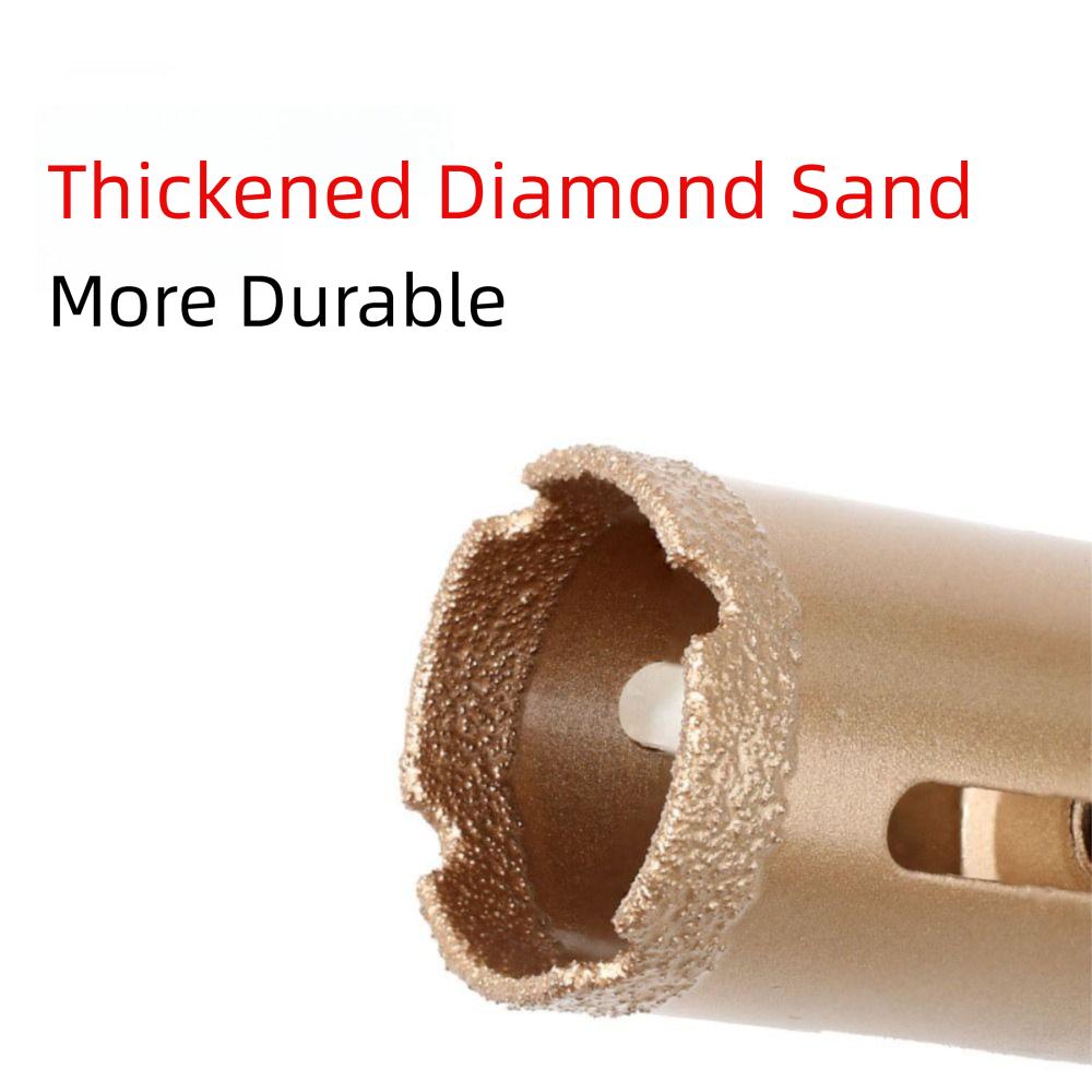 Thread Design Vacuum Brazed Core Bits Quick Release Tile Hole Drill Bit  Angle Grinder Use