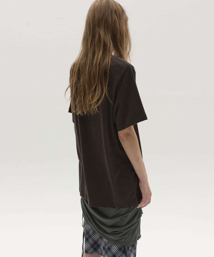 LCDC™ Detachable Pad Printed Tee (Brown)