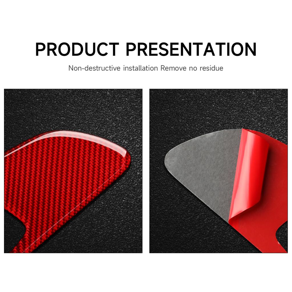 Car Stickers Inner Door Bowl Frame Decoration Carbon Fiber Interior For Alfa Romeo 159 Brera Spider Accessories