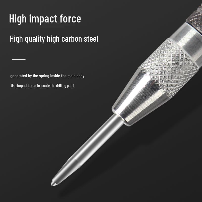 Spring-Loaded High Hardness Semi-Auto Punch Locator Tool