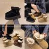 Niche Cream Cute Platform Snow Boots Women's Winter 2025 New Fleece Thickened Sleeve Northeast Warm Cotton Shoes