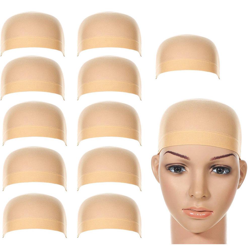 Melodie 1Pcs Stocking Cap Wig Deluxe Wig Cap Hair Net For Weave Stretch Mesh Wig Cap Wig Caps For Wigs