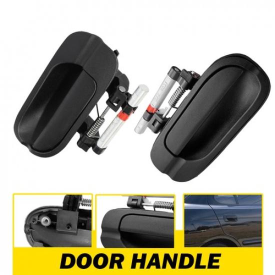 For Sentra and 2000-2006 Nissan Front Right Rear Door Black Outer Handle Set 2X