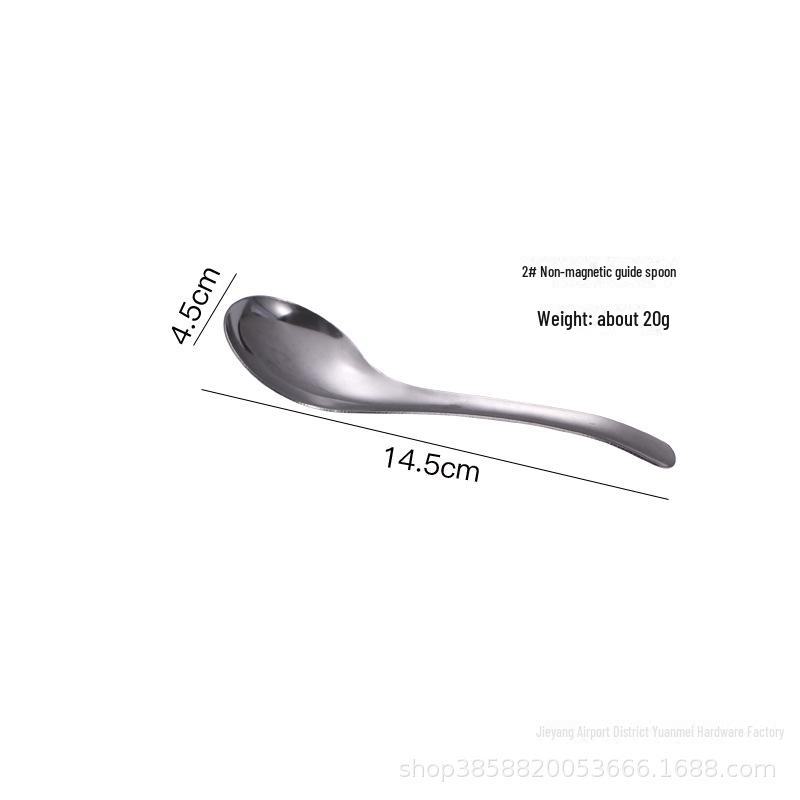 

201 Ложка для столовых приборов в западном стиле из нержавеющей стали для домашнего использования Guide Spoon Small