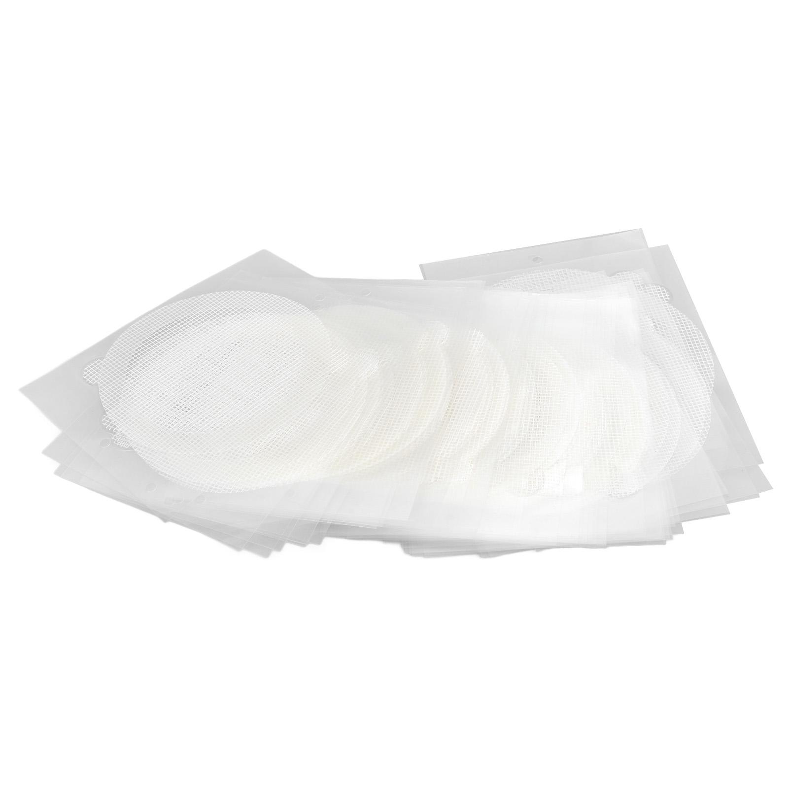 

50 шт. Крышки для сливов в пол, одноразовые, из стекловолокна, сетчатый фильтр для душа, предотвращающий засорение, круглый