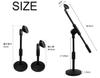 Heizi Microphone Stand with Arm, Desktop, for Condenser Microphones, Straight, Adjustable Height and Angle