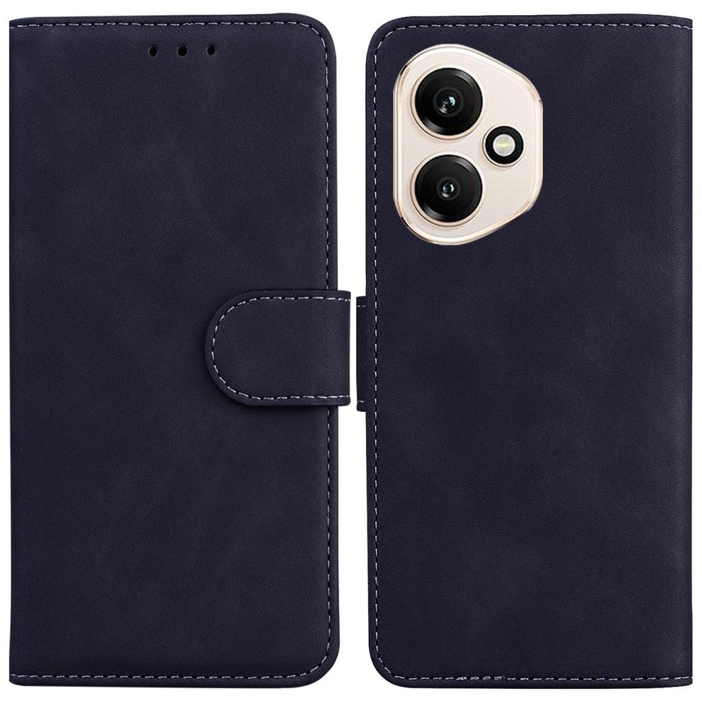 Dla Honor 400 5G (Światowy) Etui Jednokolorowe Skórzane Portfel Pokrowiec na Telefon