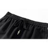 Damen Übergröße Weitbein Kordelzug Hose Herbst Drapierte Gerade Freizeithose