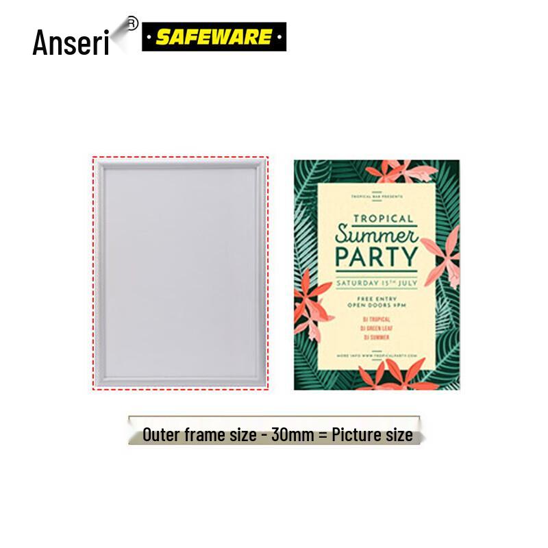 Front-Opening Aluminum Alloy Poster Frame Set