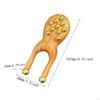 Wooden Facial Massage Tool, Manual Massage, Versatile Handheld Eyes Birthday Gift, Frog Shape