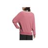 adidas Originals FW24 V-Neck Sweatshirt Collegiate Collection Sports Vintage Pullover Women Sweatshirt Deep-Pink JD6378