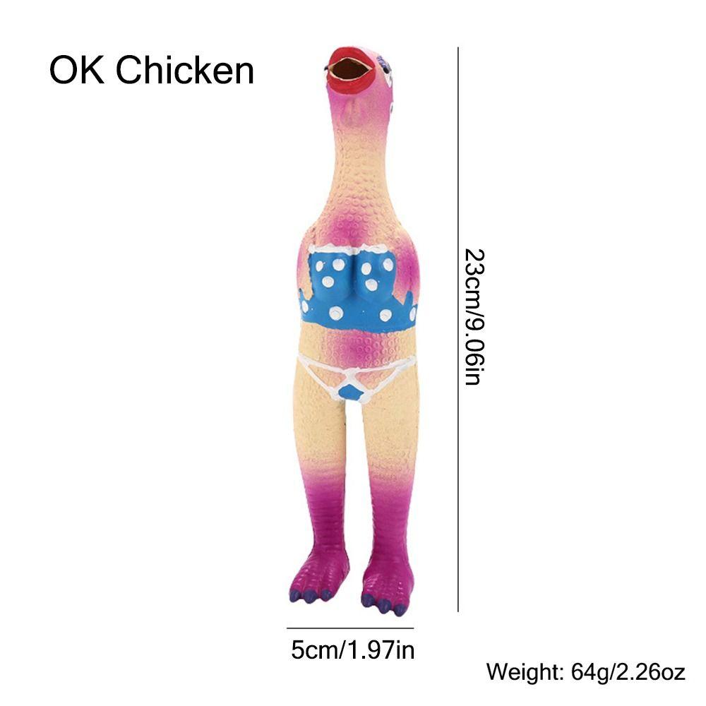 Soft Rubber Dog Latex Squeaky Toy Screaming Chew Molar Dog Toys  for Small Medium Dogs