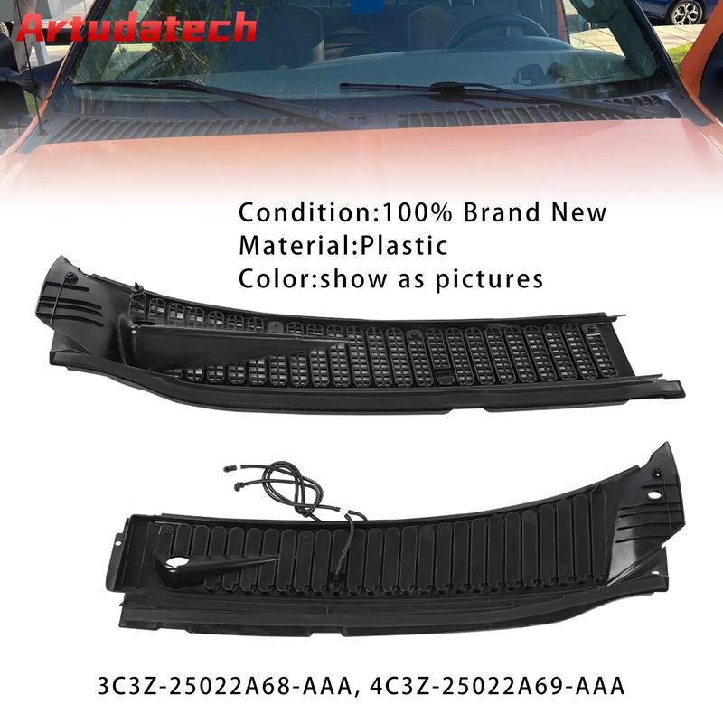 Artudatech Windshield Wiper Cowl Vent Grille 3Z25022A68 For Ford F250 F350 1999-2007 Car Accessories