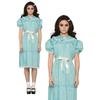 The Shining Twin Girls Cosplay Halloween Costume, Gothic Horror Dress, Movie Character Outfit Set