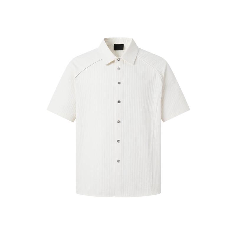 CHINISM Men s Cotton-Feel Raglan Short Sleeve Shirt XL грязно-белый
