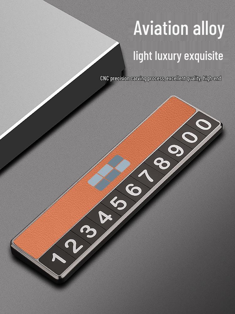 Geely Galaxy Temporary Parking Number Plate - Car Accessory