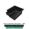For Tesla Model Y 3 Center Console Storage Organizer Box Tray Armrest Hidden Box Bins Cup Holder Auto Interior Accessories