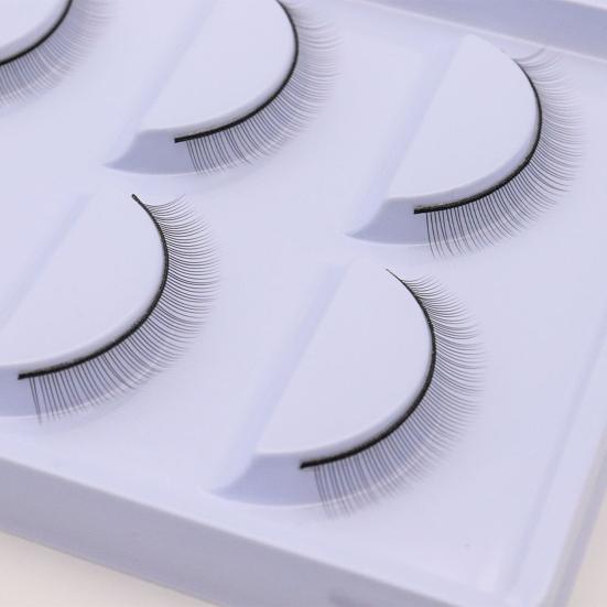 5Pairs/Box False Eyelashes Fine Craftsmanship Convenient Fiber Makeup Extensions Eye Lashes for Practice