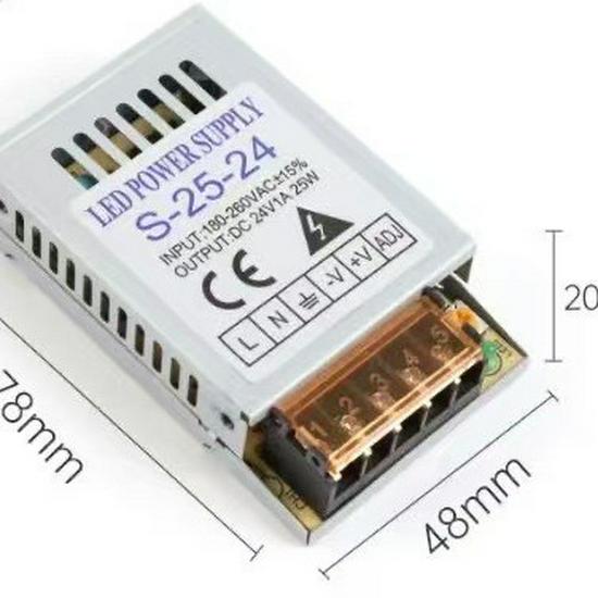 220V auf 5V/12V/24V Ultra-dünnes Mini-Netzteil LED-Adapter Transformator, DC 1A-4A.