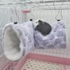 Pet channel nest hamster warm channel Flower Branch mouse sugar glider mink guinea pig guinea pig ultra-soft plush tunnel nest