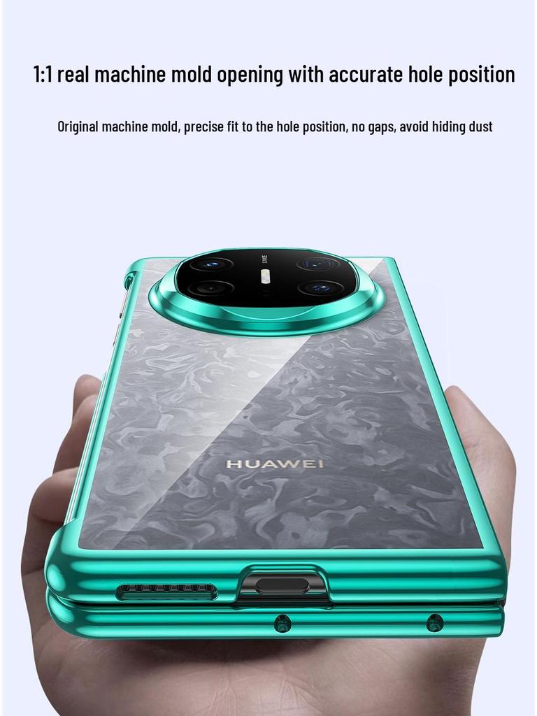 Husă de protecție ultra-subțire transparentă electroplată Huawei MateX6/MateX5