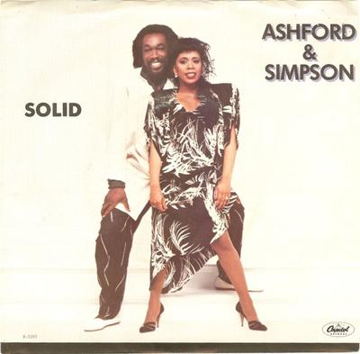 7inch Record ASHFORD  SIMPSON  Solid B5397 CAPITOL 1984 US SoulFunk Used