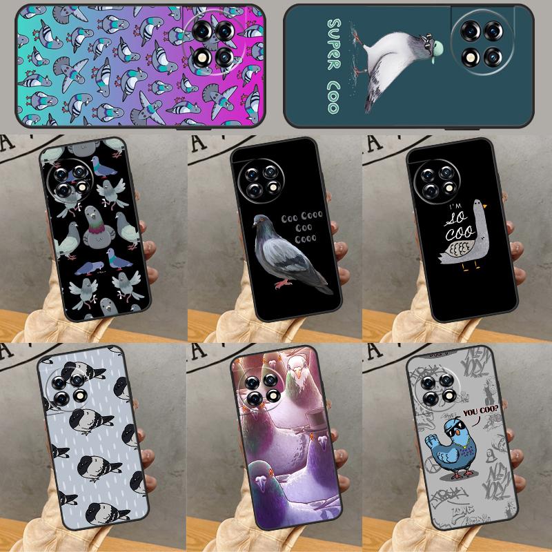 Pigeons Doves Bird Birds Flock Cover For OnePlus Nord CE 4 2 3 Lite N10 N20 N30 OnePlus 13 12 11 10 Pro 12R 13R 10T 8T Case