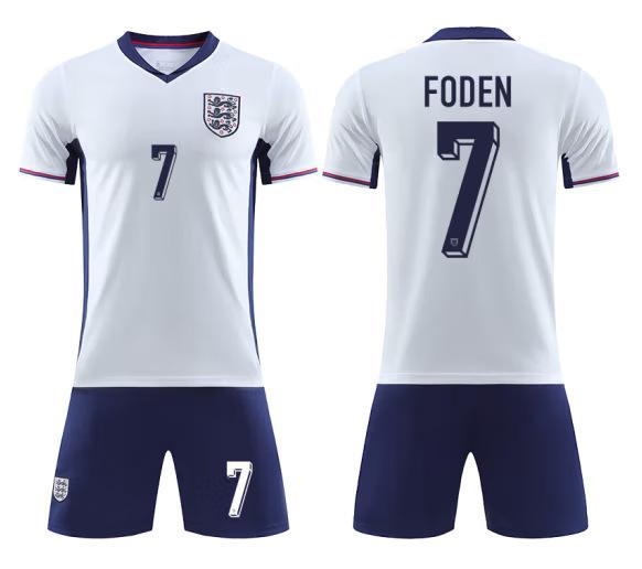 England National Team | Home Jersey | Set | Number 7 Printing L