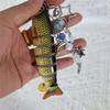 Artificial Fish Baits Keychains Lightweight Phone Lanyard Charm Accessory Unisex Bag Decoration For Outdoor Enthusiasts