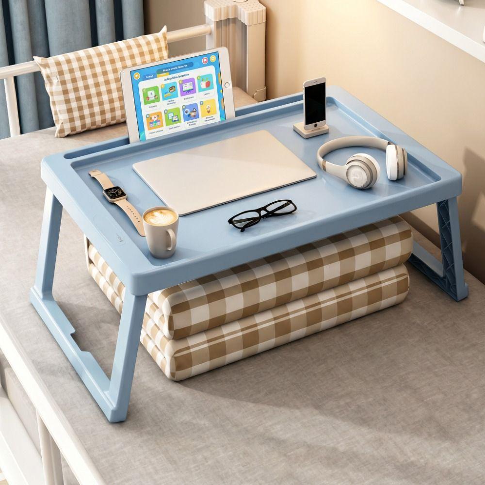 Rutschfeste Klappbett-Tisch Klappbarer Laptop-Ständer Einfacher Kleiner Laptop-Schreibtisch Für Wohnheime