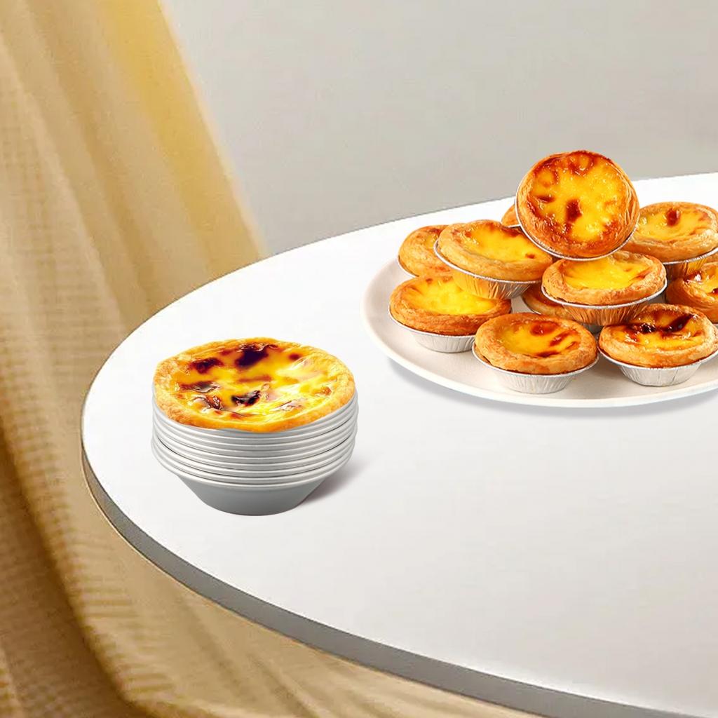 10 st För Äggtårta För Form Varma Bakverktyg Muffin Tårta Kaka Kex Pudding