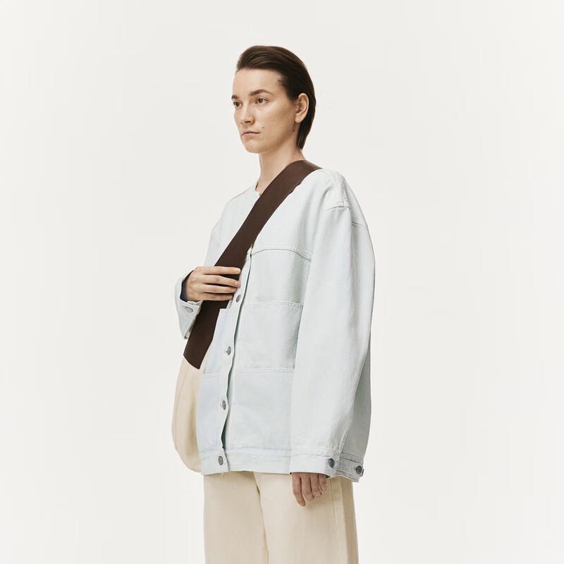 

LESS Весенняя хлопковая куртка без воротника 2024 M