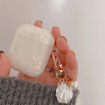 Dreamy Pearl Shell Soft Case For Airpods 1 2 3 4 For Apple AirPods Pro 1 2 Case Cover For Airpods Pro With Keychain Earphone Box