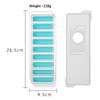Plastic 9 Cavity Long Ice Stick Tray With Lid Easy Release Design For Water Bottles Cold Drinks Summer Home Kitchen Use