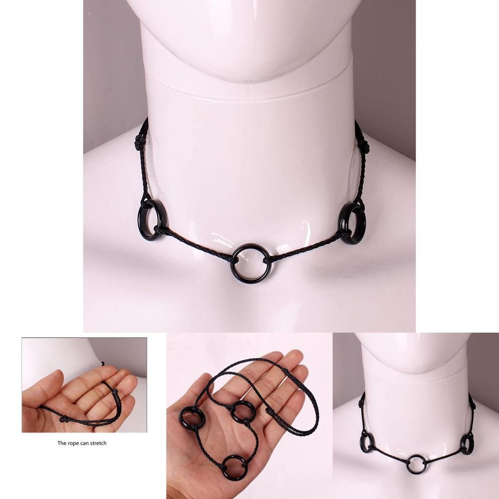 Stunning Uchiha Itachi Necklace Pendant Three Ring For Anime Cosplay Dress Up