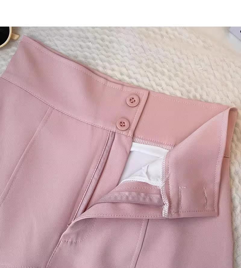 Women's High-Waist Ruffled Fishtail Skirt - Spring 2024 Korean A-Line