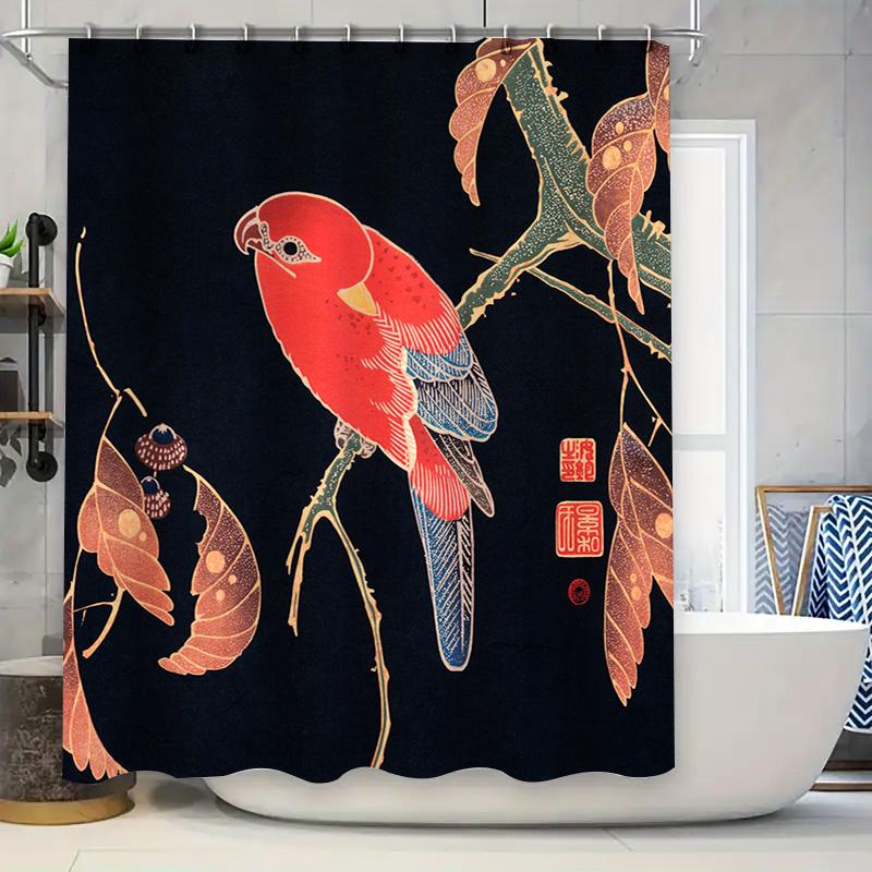 

Customizable Shower Curtain with Beautiful Ocean Family Photo Personalized Bath Decor for Your Home 90x180cm