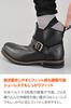Daytona Motorcycle Side Gore Boots Genuine Leather Cowhide Leather Shift Pad Black 29188 23.5cm/Women's Pad/Cushion Built-in HBS-008
