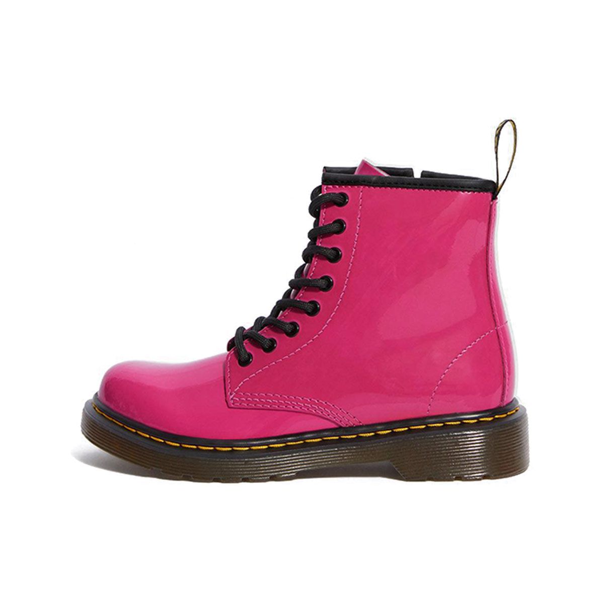Dr. Martens 1460 Junior Zip Leather Boots Bright Pink Little Kids 15382670 34