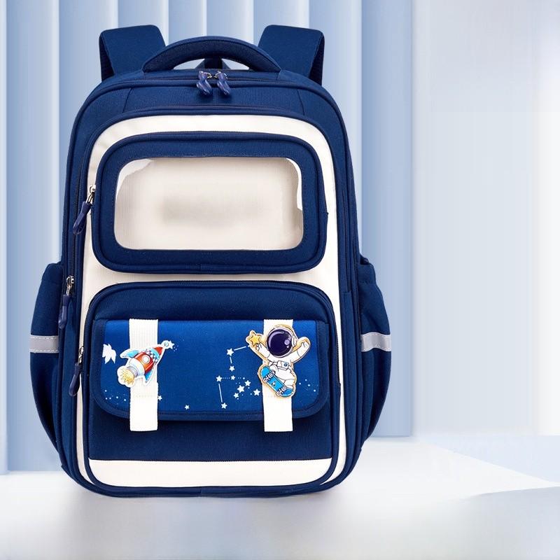Cartoon Kuromi My Melody Capybara School Backpack With Lightweight Nylon Material For Kids королевский синий