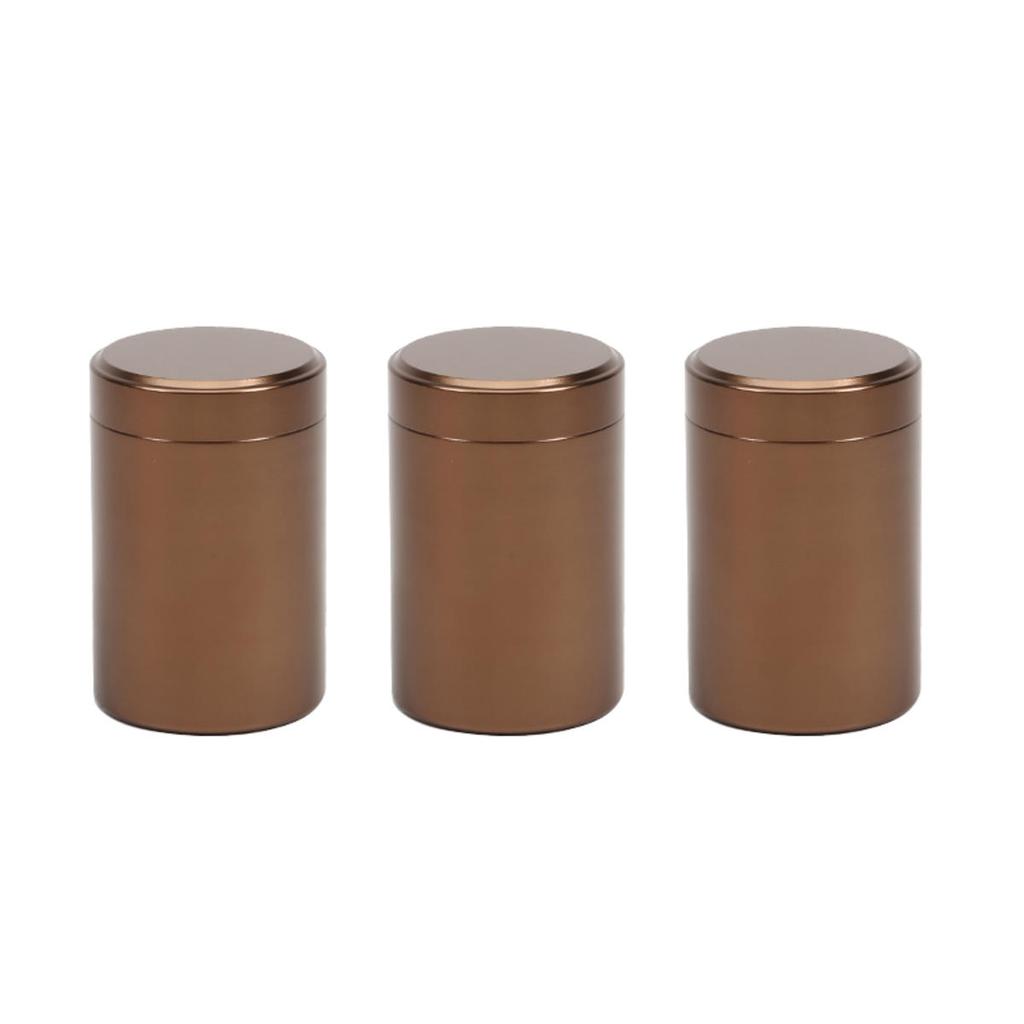 Airtight Smell Proof Container Quality Stainless Steel Mini Tea Cans Herb Stash Jar Chai  Coffee Storage Box Tea Caddies Box