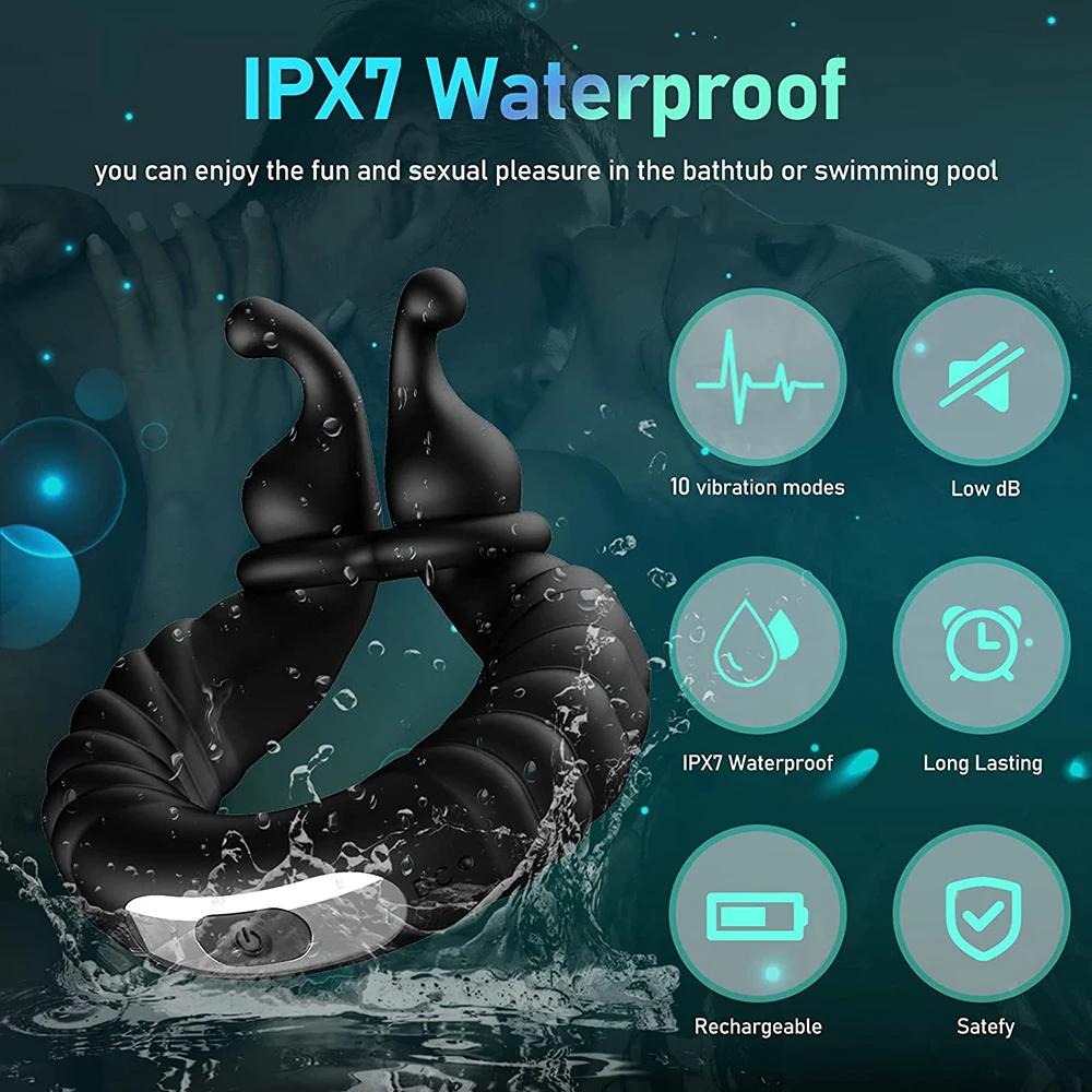 Vibrator Cockring Penis Cock Ring Sexy Toys For Men Erection Sex Toys for Men Couple Rings Remote Control Sex Toys For Adults 18