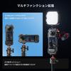 Concept Insta360 X5 Camera Mount Protective Easy CNC Full Windproof Sponge Aluminum Compatible with Selfie and Lights K&F Cage, Frame, Bracket,