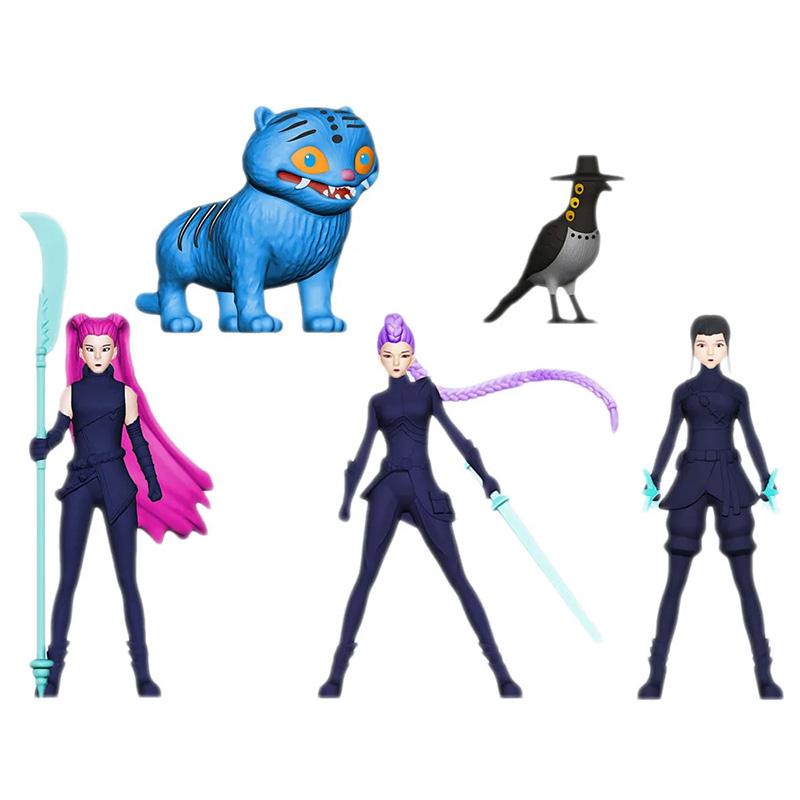 Anime Kpop Demon Hunters Figure Model Toy Cartoon Gaming Peripherals Desk Decoration Collection Figures Model Toy For Kid Gift