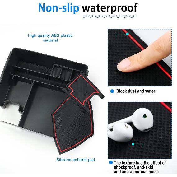 SHAOHAO For 2025 2026 Nissan Frontier Center Console Organizer Tray -2025 2026 Nissan Frontier (S/SV/Pro-X/Pro-4X/SL) Console Tray Frontier  2024