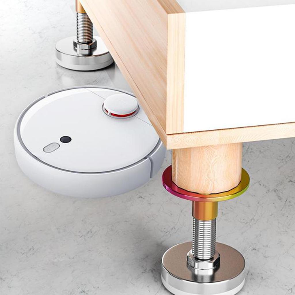 4 Pieces Threaded Bed Frame Headboard Stopper Accessory Stoppers Fixer Support Stabilizer Sofas Room