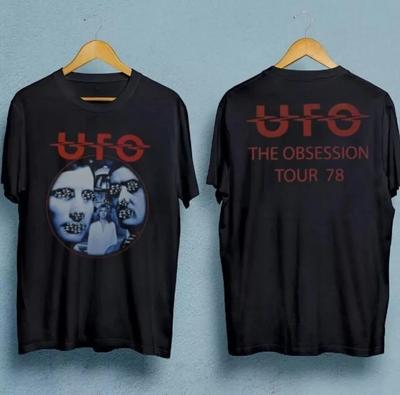 Vintage UFO The Obsession Tour Men T-shirt 2 Side T Shirt QR8500