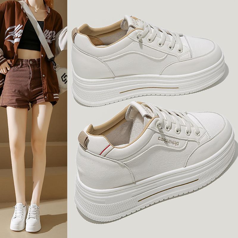 Fashionable and versatile women's casual sneakers--Soft elastic breathable thick sole heightened arch support not tired feet comfortable shoes