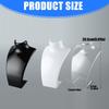 2 Pieces Minimalist Jewelry Display Stands with Nonslip Base Secure Display for Various Environments